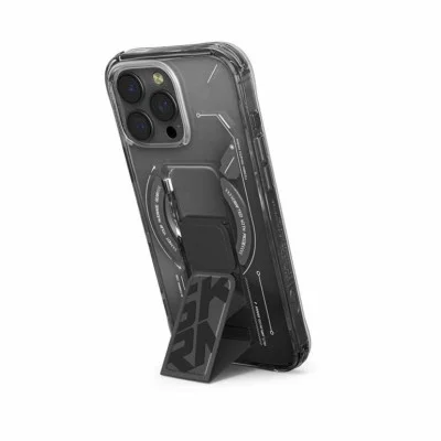 Cover Iphone 16 Pro Helio Magsafe Case With Grip Skin Arma - Black